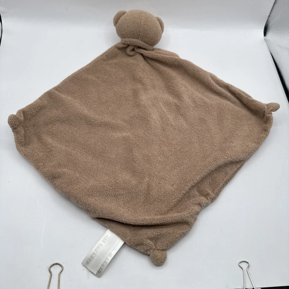 Angel Dear Brown Teddy Bear Lovey Security Blanket Soft Stuffed Baby‎ Toy